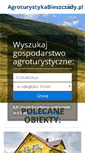 Mobile Screenshot of agroturystykabieszczady.pl