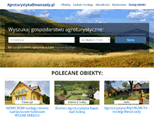 Tablet Screenshot of agroturystykabieszczady.pl